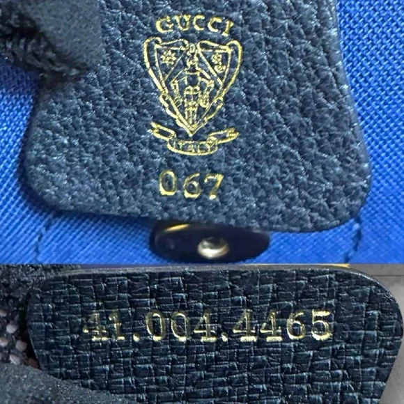 Gucci Vintage Supreme GG Monogram Coated Canvas Tote Bag – Red & Blue Web Straps - Picture 3 of 12